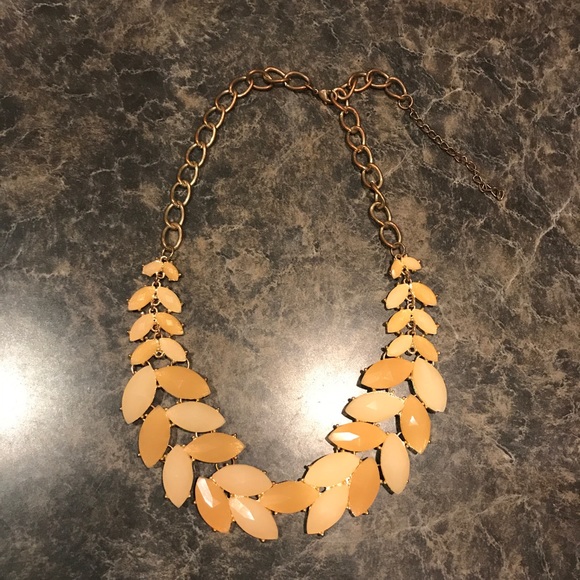 Jewelry - Light orange peach nude necklace